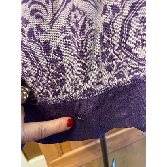 Women's Reversible Medium Lightweight Hoodie Purple - Picture 9 of 9